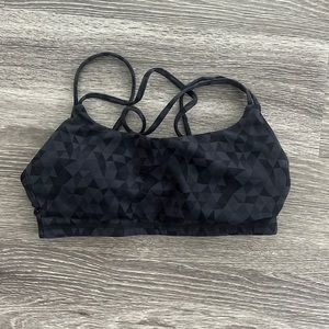 buffbunny black/dark plum sports bra